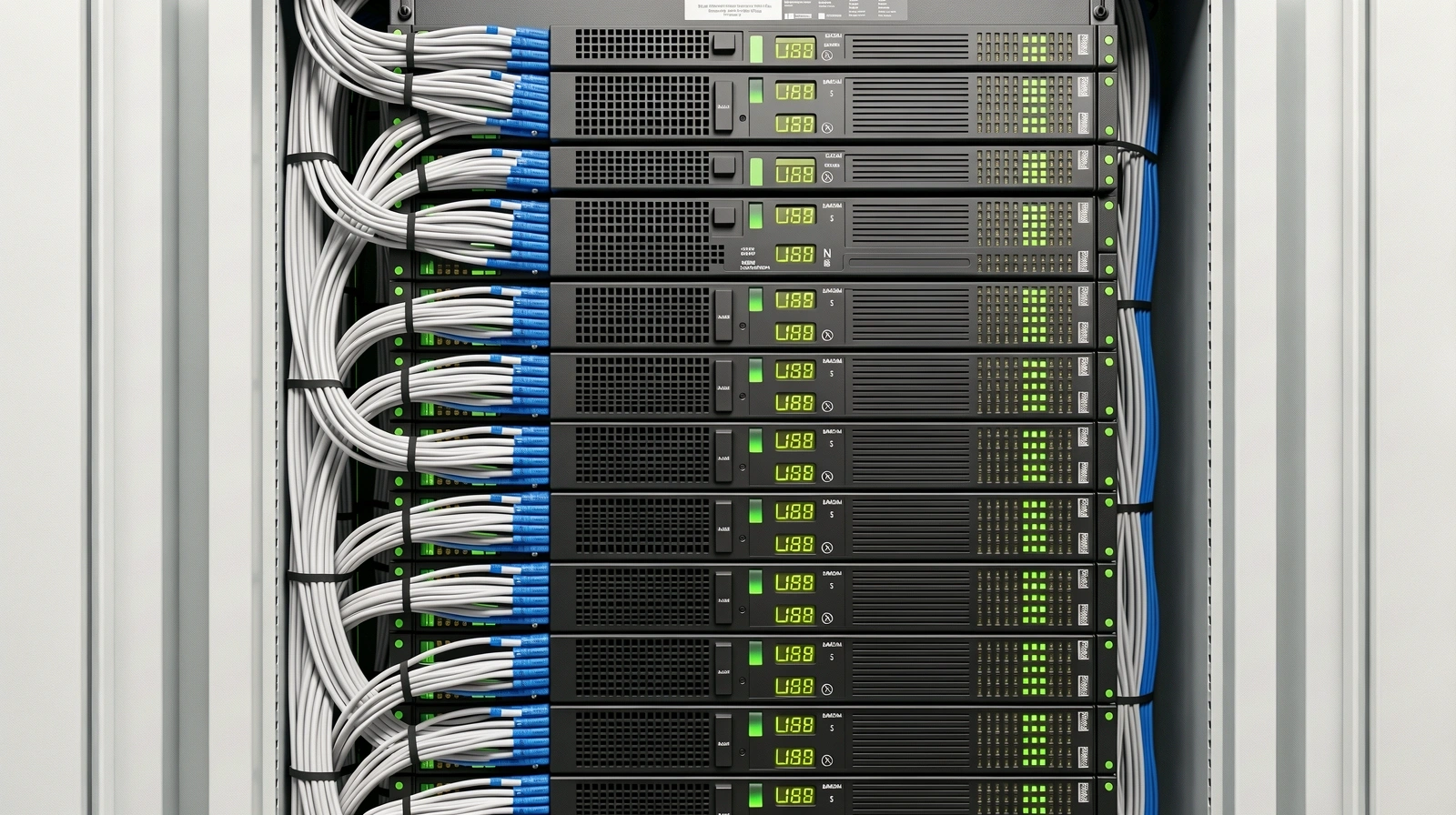 Close up of node infrastructure hardware